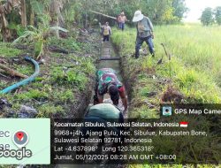 Semangat Kebersamaan : Upaya Babinsa Koramil 13/Sibulue Kodim 1407/Bone Jaga Kebersihan Wilayah