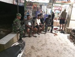 Patroli Malam Rutin Kodim 1407/Bone Jamin Keamanan Warga, Babinsa Jadi Garda Terdepan Cegah Kriminalitas Di Wilayah