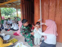 Posyandu Lancar Dan Aman, Babinsa Kodim 1407/Bone Koramil 19/Kahu Hadir Berikan Pendampingan Dan Motivasi