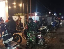 Demi Bone Aman: Babinsa Koramil Jajaran Kodim 1407/Bone Gelar Patroli Keamanan Malam