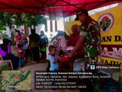 Babinsa Koramil 1407-18/Kajuara Laksanakan Pendampingan Posyandu Dalam Rangka Cegah Stunting