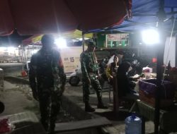 Ciptakan Kamtibmas Di Wilayah Binaan, Babinsa Kodim 1407/Bone Laksanakan Patroli Malam Rutin