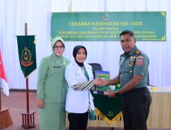Aksi Nyata Letkol Inf Laode Muhammad Idrus Lindungi Keluarga Besar Kodim Bone Dari Bahaya HIV/AIDS