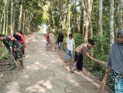 Lestarikan Budaya Gotong Royong, Babinsa Koramil 1407-11/Barebbo Bahu-Membahu Bersama Warga