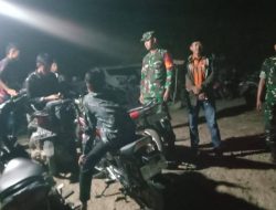 Bone Siaga! Babinsa Jajaran Kodim 1407/Bone Gencarkan Patroli Malam Jelang Tahun Baru