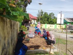 Wujudkan Kemandirian Pangan, Babinsa Koramil 1407-18/Kajuara Ajak Kader Desa Tanam Cabai Dan Sayuran