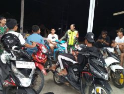 Jaga Kondusifitas Wilayah, Kodim 1407/Bone Gelar Patroli Malam Serentak Di Titik Rawan