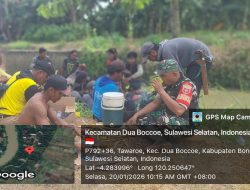 Babinsa Koramil 02/Dua Boccoe Kodim Bone Menjalin Silahturahmi Yang Baik Bersama Warga Binaan