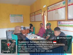 Puanter Dan Komsos, Babinsa Koramil 20/Bontocani Kodim 1407/Bone Perkuat Stabilitas Wilayah