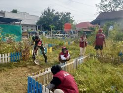 Sinergi Tanpa Batas! Babinsa Koramil 1407-17/Salomekko Dan Mahasiswi UM Sinjai Kompak Percantik Kantor PKK Mallimongeng