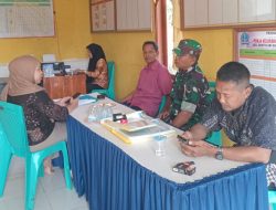 Pupuk Harmonisasi : Momen Babinsa Koramil 1407-20/Bontocani Duduk Bersama Aparat Dan Warga Kahu