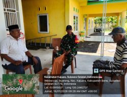 Babinsa Koramil 1407-18/Kajuara Pererat Silaturahmi Melalui Komsos Bersama Warga Binaan