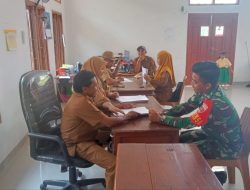 Babinsa Koramil 1407-19/Kahu Dan Perangkat Desa Batulappa Kompak Bangun Komunikasi Aktif Demi Kesejahteraan Warga