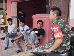 Rangkul Generasi Muda, Babinsa Koramil 1407-16/Tonra Kobarkan Semangat Positif Di Gareccing