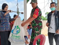 Cetak Balita Sehat, Babinsa Bontocani Kodim 1407/Bone Kawal Program Gizi Di Wilayah Binaannya