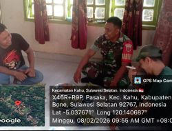 Komsos Babinsa Koramil 1407-19/Kahu : Merajut Kedekatan, Membangun Interaksi Positif Di Tengah Masyarakat