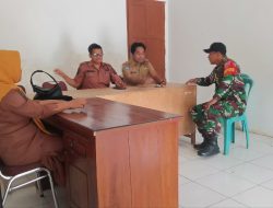 Bangun Komunikasi Efektif, Babinsa Koramil 1407-05/Ulaweng-Amali Serap Aspirasi Pemerintah Kelurahan