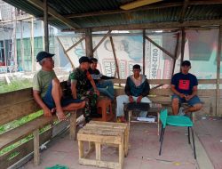 Perkokoh Kemanunggalan, Babinsa Koramil 1407-05/Ulaweng Kodim Bone Giat Komsos Di Desa Cani Sirenreng