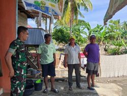 Pantau Situasi Wilayah, Babinsa Koramil 14/Libureng Intensifkan Komsos Di Desa Ponre – Ponre