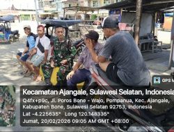 Duduk Bareng Warga, Cara Babinsa Koramil 1407-01/Ajangale Kodim Bone Jaga Keakraban Di Kelurahan Pompanua