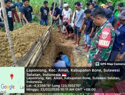 Respon Cepat Babinsa Koramil 1407-05/Ulaweng Kodim Bone Hadir Di Tengah Kedukaan Warga Binaannya