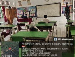 Kobarkan Semangat Belajar, Babinsa Koramil 1407-15/Mare Kodim Bone Beri Motivasi Spesial Di SDN 236 Karella