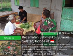 Menyatu Dengan Rakyat, Cara Babinsa Koramil 17/Salomekko Kodim 1407/Bone Serap Aspirasi Warga