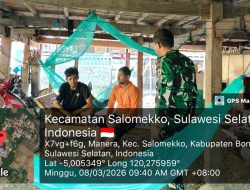 Tingkatkan Kondusifitas Wilayah, Babinsa Koramil 1407-17/Salomekko Kodim Bone Tekankan Pentingnya Kerukunan Antar Warga