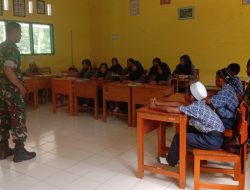 Babinsa Koramil 1407-06/Awangpone Kodim Bone Bekali Siswa SD Inpres 12/79 Wawasan Kebangsaan Demi Masa Depan Bangsa