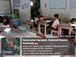 Tanamkan Mimpi Sejak Dini, Babinsa Koramil 1407-01/Ajangale Hadir Beri Motivasi Di SDN 114 Manciri
