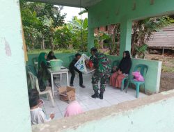 Pendampingan Posyandu Oleh Babinsa Koramil 13/Sibulue Kodim 1407/Bone : Upaya Optimalisasi Kesehatan Masyarakat