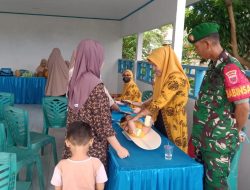 Dukung Program Nasional, Babinsa Koramil 1407-18/Kajuara Kodim Bone Intensifkan Pendampingan Posyandu