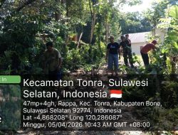 Tingkatkan Mobilitas Petani, Babinsa Koramil 1407-16/Tonra Kawal Kebersihan Jalan Tani