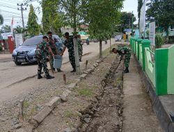 Optimalkan Kinerja Satuan, Danramil 19/Kahu Dim 1407/Bone Fokus Pada Penataan Fasilitas Pangkalan