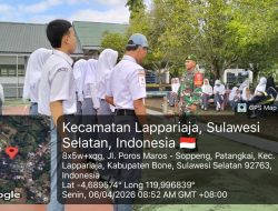 Aksi Teritorial Babinsa Koramil 1407-09/Lapri : Pemberian Materi Bela Negara Di SMAN 15 Bone