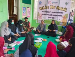 Sinergi Babinsa Koramil 18/Kajuara Kodim 1407/Bone Dan Kader Kesehatan Desa Pude Kawal Kegiatan Posyandu