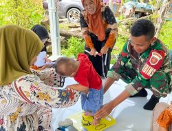 Sinergi Posyandu Di Padatuo : Langkah Strategis Babinsa Koramil 1407-16/Tonra Kodim Bone Jaga Kesehatan Warga