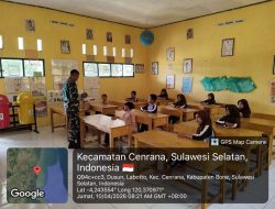 Optimalisasi Wanwil, Babinsa Koramil 03/Cenrana Kodim 1407/Bone Sambangi SD Inpres 3/77 Labotto