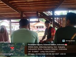 Monitoring Wilayah Lewat Dialog, Langkah Persuasif Babinsa Koramil 1407-18/Kajuara Di Desa Abbumpungeng
