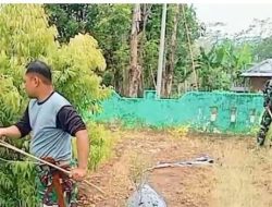 Asri Dan Rapi, Koramil 1407-10/Ponre Intensifkan Pembersihan Markas Guna Tingkatkan Kenyamanan Pelayanan