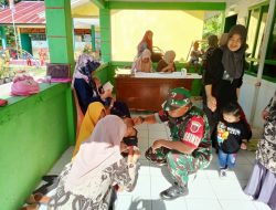 Aksi Nyata Babinsa Sibulue Kodim 1407/Bone : Pastikan Layanan Kesehatan Desa Berjalan Optimal