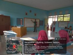 Tanamkan Jiwa Patriot, Babinsa Koramil 1407-14/Libureng Motivasi Siswa SDN 181 Ceppaga