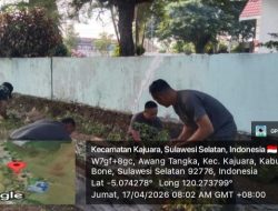 Cermin Kedisiplinan Satuan, Personel Koramil 1407-18/Kajuara Laksanakan Pembenahan Pangkalan