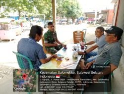 Babinsa Koramil 1407-17/Salomekko Perkokoh Sinergitas Lewat Komunikasi Sosial Di Pancaitanah