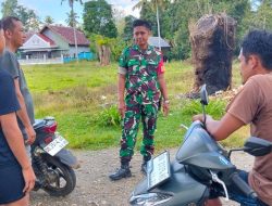 Monitor Wilayah Binaan, Babinsa Koramil 1407-14/Libureng Kodim Bone Pastikan Kondusifitas Kelurahan Ceppaga Tetap Terjaga