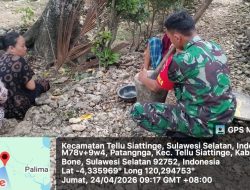 Babinsa Koramil 04/Tellu Siattinge Kodim 1407/Bone Mantapkan Komunikasi Sosial Bersama Warga Binaan