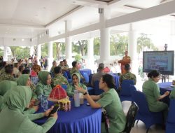 Persit KCK Cabang XXV Kodim 1407/Bone Perkuat Semangat Kebersamaan Jelang HUT Ke 81 TNI