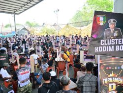 Ribuan Peserta Adu Strategi Di Pesta Rakyat HUT Ke 81 TNI, Turnamen Domino Resmi Bergulir