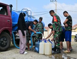 Kodim 1407/Bone Gerak Cepat Salurkan Air Bersih, Wujud Nyata Kemanunggalan TNI AD Dan Rakyat