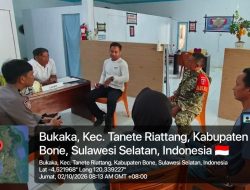 Kebersamaan Terjalin Di Kantor Kelurahan Bukaka, Babinsa Tanete Riattang Perkuat Komunikasi Dengan Perangkat Kelurahan